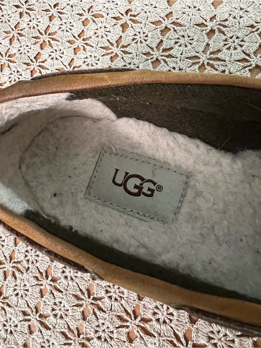 Ugg Red Rain Moccasins - Picture 4 of 5